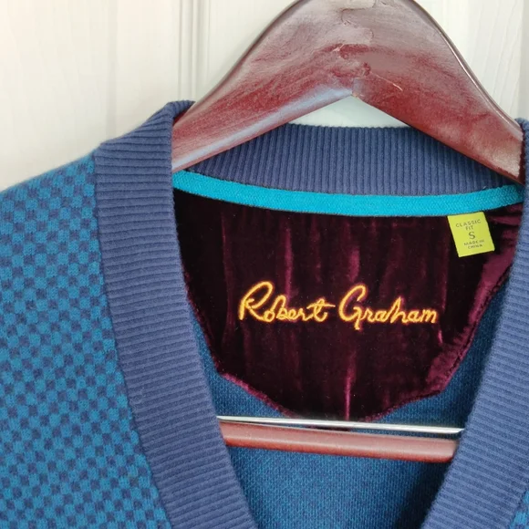 Robert Graham, size S, Blue/Navy cardigan